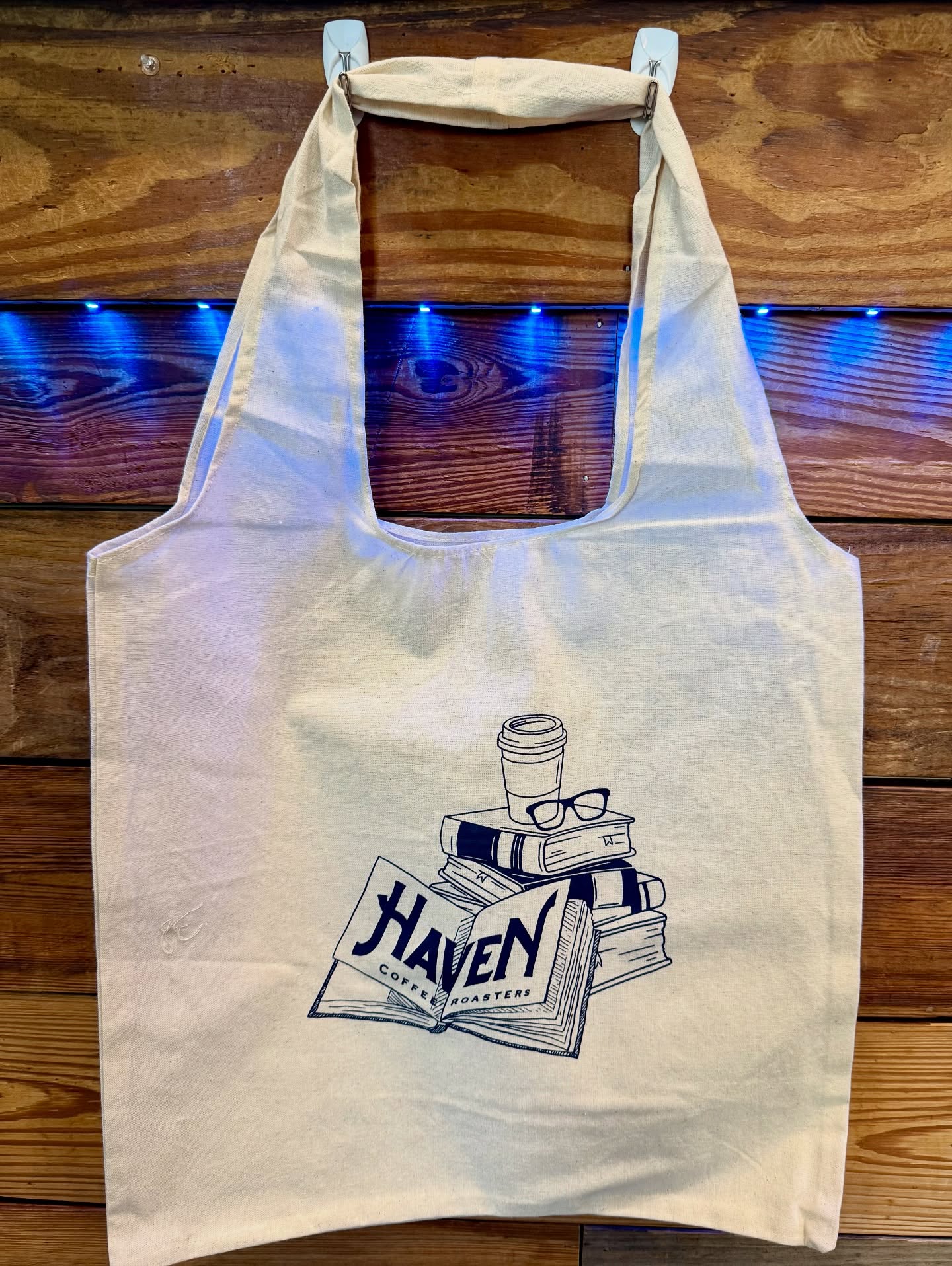 Book & Coffee Tote Bag