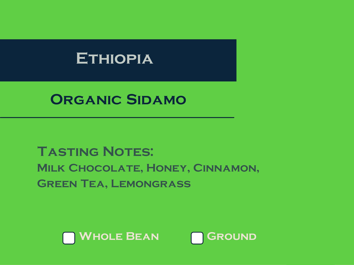 Ethiopia Organic Sidamo (Medium Roast)