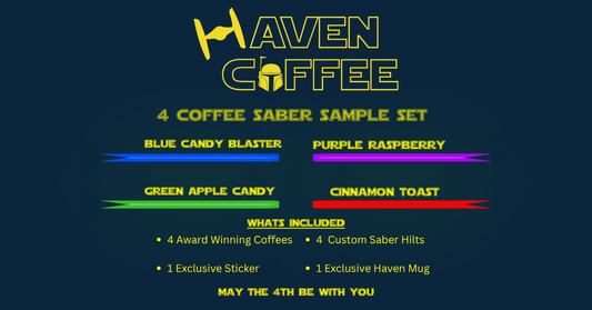 Four Coffee Saber Sample Set