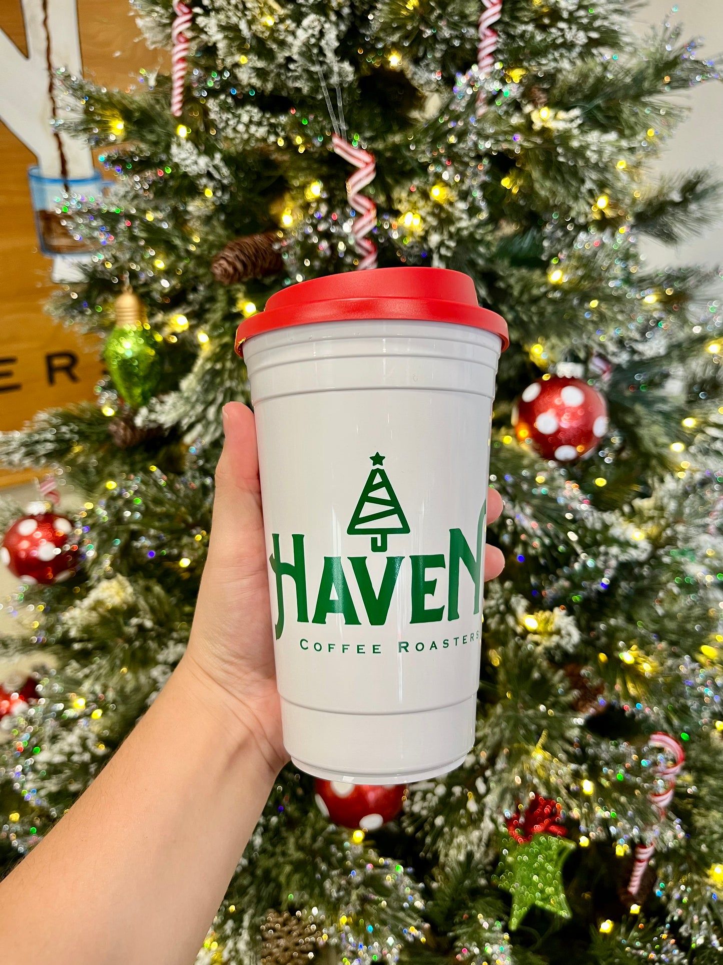 Haven Holiday Coffee Tumbler 16 oz